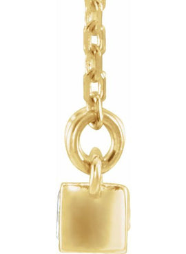 14K Yellow Gold 3/4 CTW Natural Diamond Bar 17