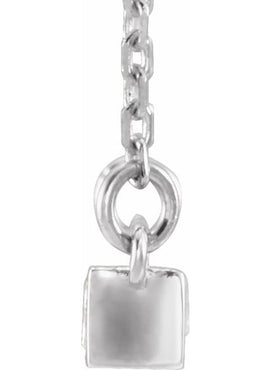 14K Yellow Gold 3/4 CTW Natural Diamond Bar 17
