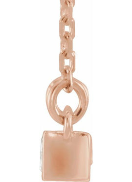 14K Yellow Gold 3/4 CTW Natural Diamond Bar 17