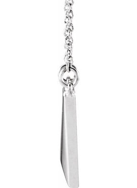 14K White Gold 