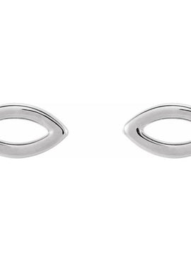 14K Yellow Gold Geometric Earring
