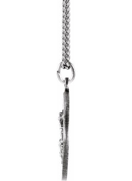 14K Yellow Gold 12 mm Round St. Peregrine Medal