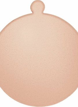 14K Rose Gold 20 Gauge Round Stamping with External Undrilled Eyelet
