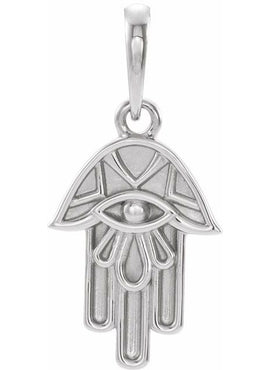 14K Yellow Gold Hamsa 16-18