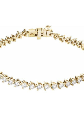 14K Yellow Gold 4 3/4 CTW Lab-Grown Diamond Line 7 1/4