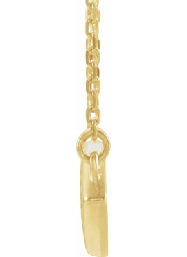 14K White Gold Evil Eye 16