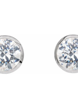 14K White Gold 1/5 CTW Natural Diamond Cocktail-Style Earrings