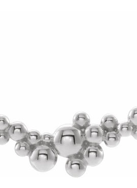 Sterling Silver Scattered Bead 16