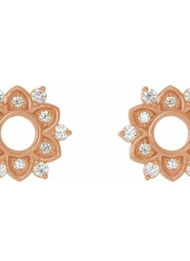 14K White Gold 1/3 CTW Natural Diamond Earrings