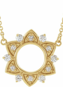 14K Rose Gold 1/4 CTW Natural Diamond 18