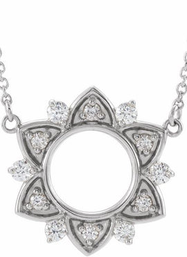 14K Rose Gold 1/4 CTW Natural Diamond 18