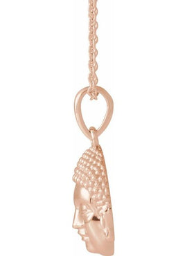 Sterling Silver Meditation Buddha 16-18