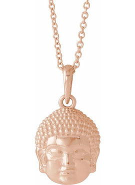 Sterling Silver Meditation Buddha 16-18