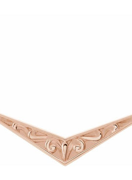14K White Gold Sculptural 
