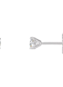 14K Yellow Gold 1/5 CTW Lab-Grown Diamond 4-Prong Stud Earrings