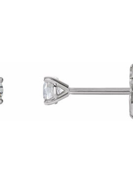 14K Yellow Gold 1/5 CTW Lab-Grown Diamond 4-Prong Stud Earrings