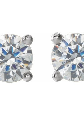 14K Yellow Gold 1/5 CTW Lab-Grown Diamond 4-Prong Stud Earrings