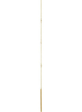 14K White Gold 1/3 CTW Natural Diamond Bar 15-17