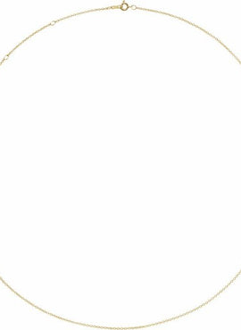 14K White Gold 1 mm Adjustable Cable 16-18