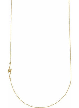 14K Yellow Gold Lightning Bolt 18