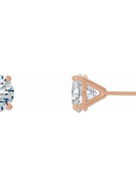 14K Yellow Gold 1/5 CTW Lab-Grown Diamond 4-Prong Stud Earrings