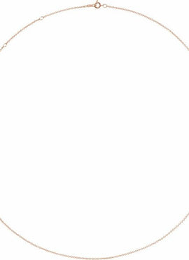 14K White Gold 1 mm Adjustable Cable 16-18