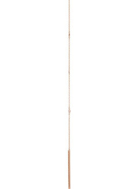 14K White Gold 1/3 CTW Natural Diamond Bar 15-17