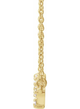 14K Yellow Gold 1/10 CTW Natural Diamond Constellation 16
