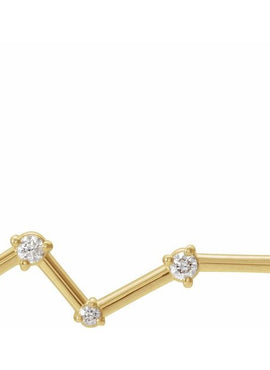 14K Yellow Gold 1/10 CTW Natural Diamond Constellation 16