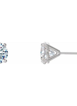 14K Yellow Gold 1/5 CTW Lab-Grown Diamond 4-Prong Stud Earrings