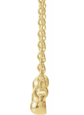 14K Yellow Gold Constellation Bar 18