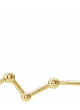 14K Yellow Gold Constellation Bar 18