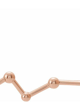 14K Yellow Gold Constellation Bar 18