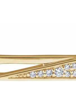 14K White Gold .05 CTW Natural Diamond Bar 18