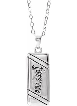 Sterling Silver Forever Companion Ash Holder 18