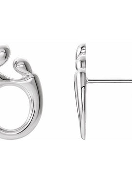 Sterling Silver Mother and Child® Right Earring