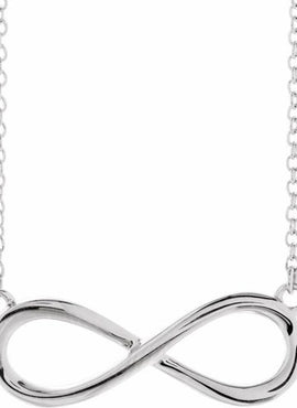 Sterling Silver Infinity-Inspired 16-18