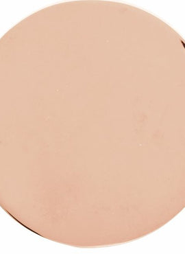 14K Rose Gold 20 Gauge Round Stamping without Eyelet