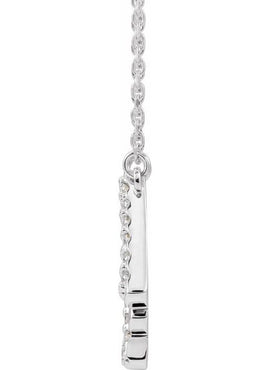 14K White Gold 1/4 CTW Natural Diamond Art Deco 16