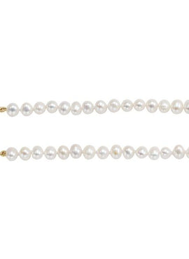 14K Yellow Gold Panache® Cultured White Freshwater Pearl 16