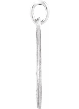 Sterling Silver 18 mm Round St. Luke Medal 18