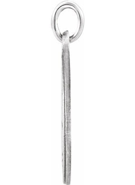 Sterling Silver 18 mm Round St. Luke Medal 18