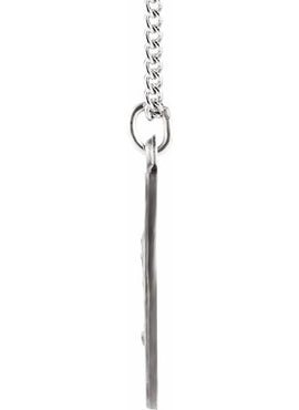 14K Yellow Gold 18 mm Round St. Andrew Medal