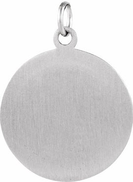 Sterling Silver 15 mm St. Patrick Medal