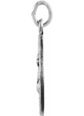 Sterling Silver 15 mm St. Lucy Medal