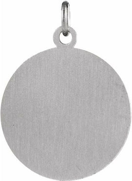 Sterling Silver 15 mm St. Lucy Medal