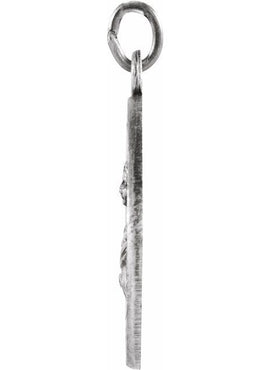 Sterling Silver 15 mm St. Lucy Medal