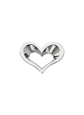 Platinum Heart Pendant