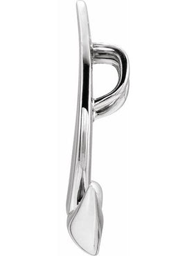 14K White Gold Holy Spirit Dove Pendant