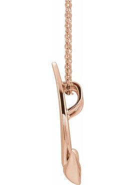 14K White Gold Holy Spirit Dove Pendant